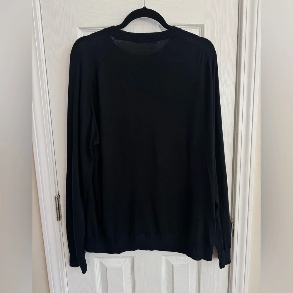 TOM JAMES Silk Cashmere Blend Men's Crewneck Sweater Size XL